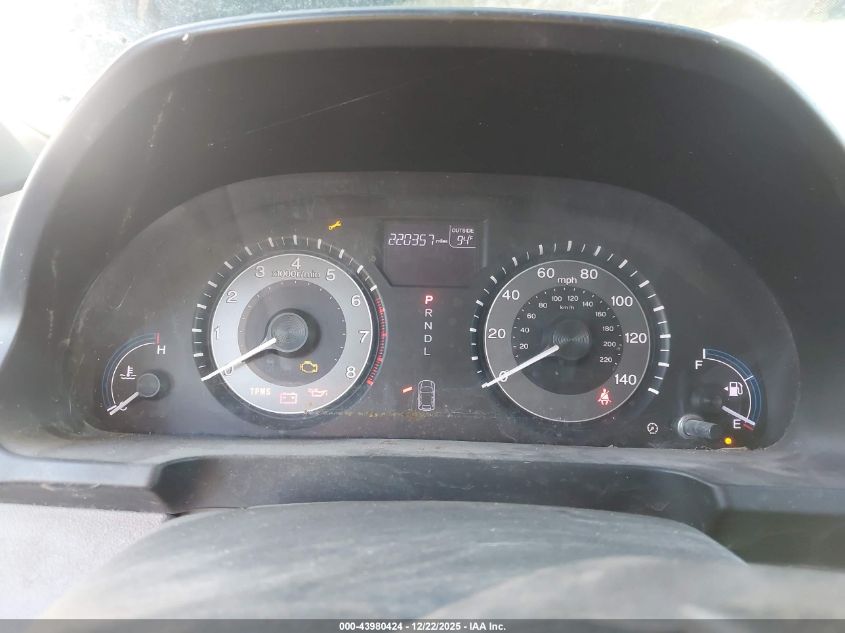 2012 Honda Odyssey Ex-L VIN: 5FNRL5H6XCB039737 Lot: 43980424