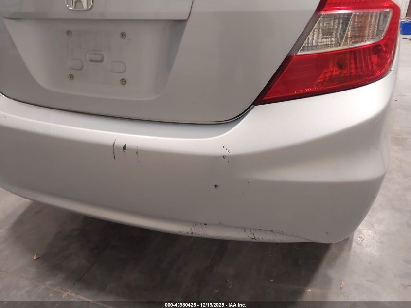 2012 Honda Civic Lx VIN: 2HGFB2F57CH571781 Lot: 43980425