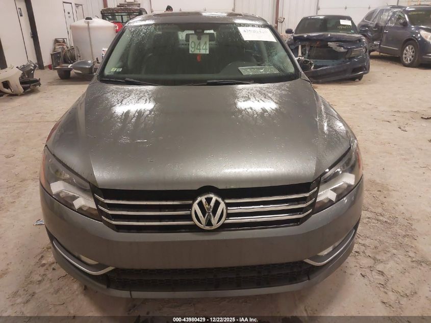 2014 Volkswagen Passat 2.0L Tdi Sel Premium VIN: 1VWCN7A31EC087572 Lot: 43980429