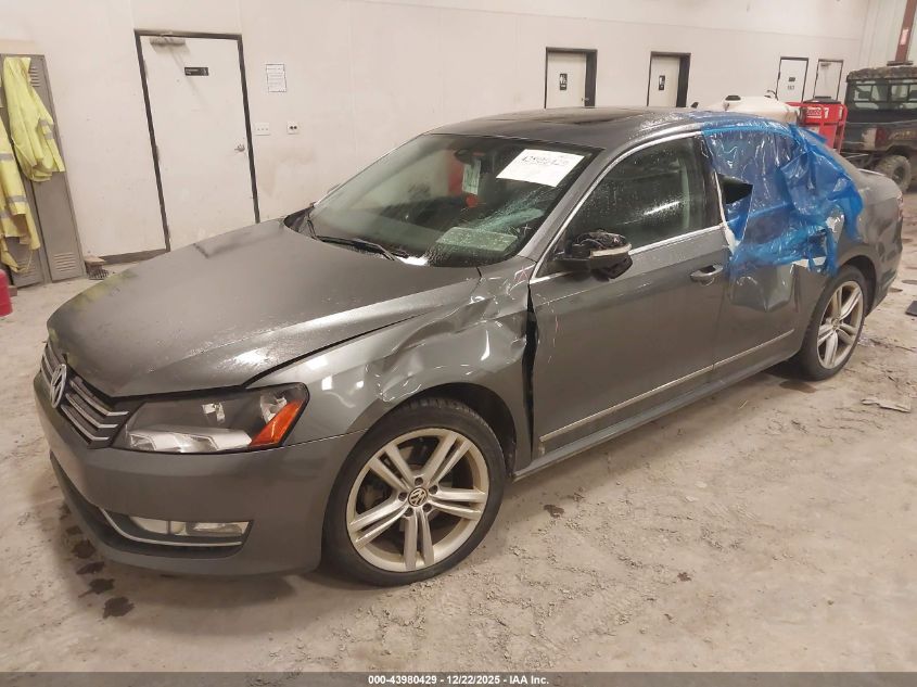 2014 Volkswagen Passat 2.0L Tdi Sel Premium VIN: 1VWCN7A31EC087572 Lot: 43980429