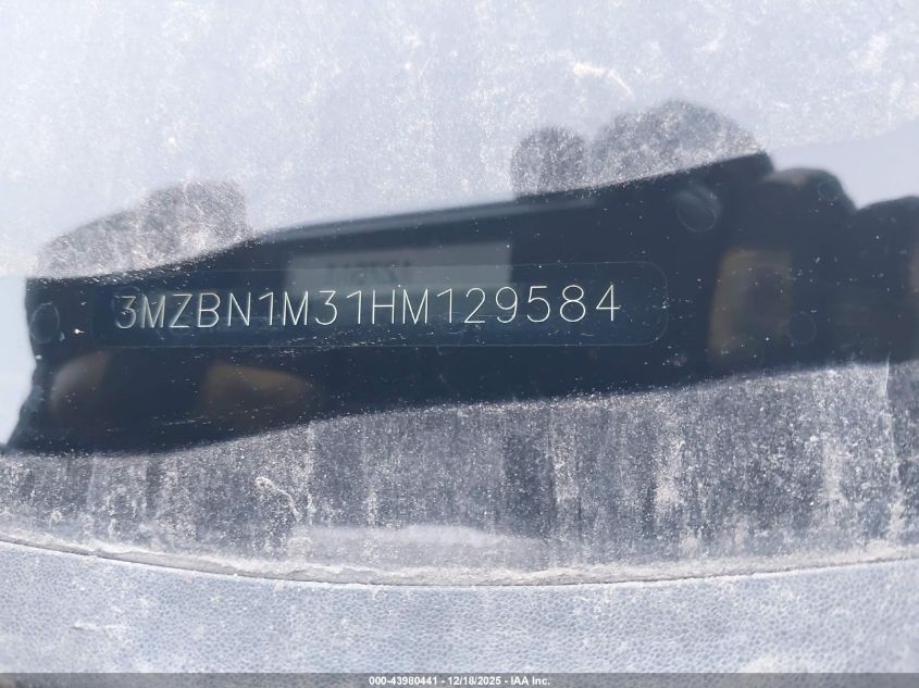 2017 Mazda Mazda3 Grand Touring VIN: 3MZBN1M31HM129584 Lot: 43980441