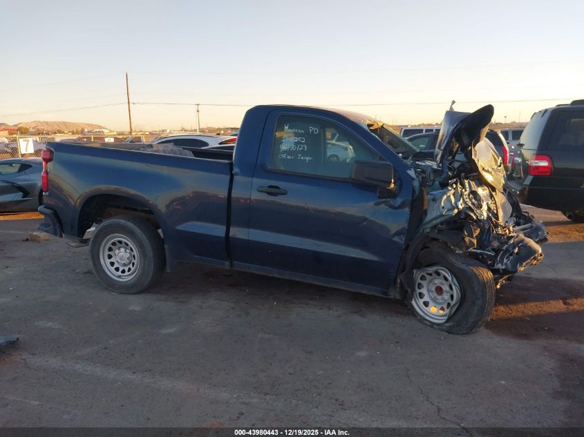 2022 Chevrolet Silverado 1500 2Wd Standard Bed Wt VIN: 3GCNAAEK4NG569441 Lot: 43980443