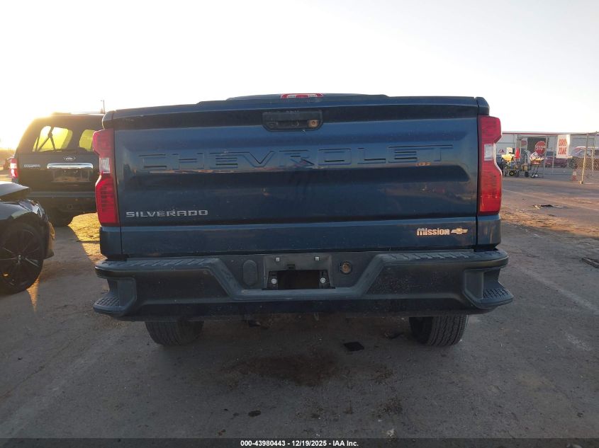 2022 Chevrolet Silverado 1500 2Wd Standard Bed Wt VIN: 3GCNAAEK4NG569441 Lot: 43980443