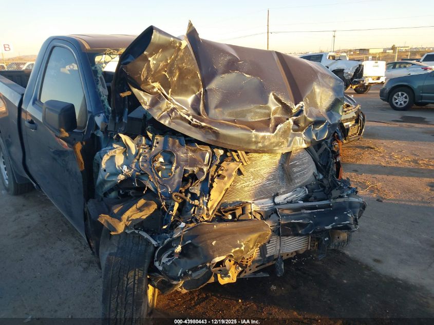 2022 Chevrolet Silverado 1500 2Wd Standard Bed Wt VIN: 3GCNAAEK4NG569441 Lot: 43980443