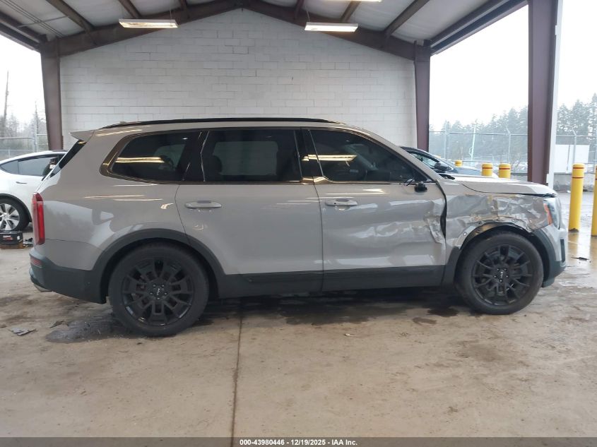 2022 Kia Telluride Sx VIN: 5XYP5DHC0NG299187 Lot: 43980446