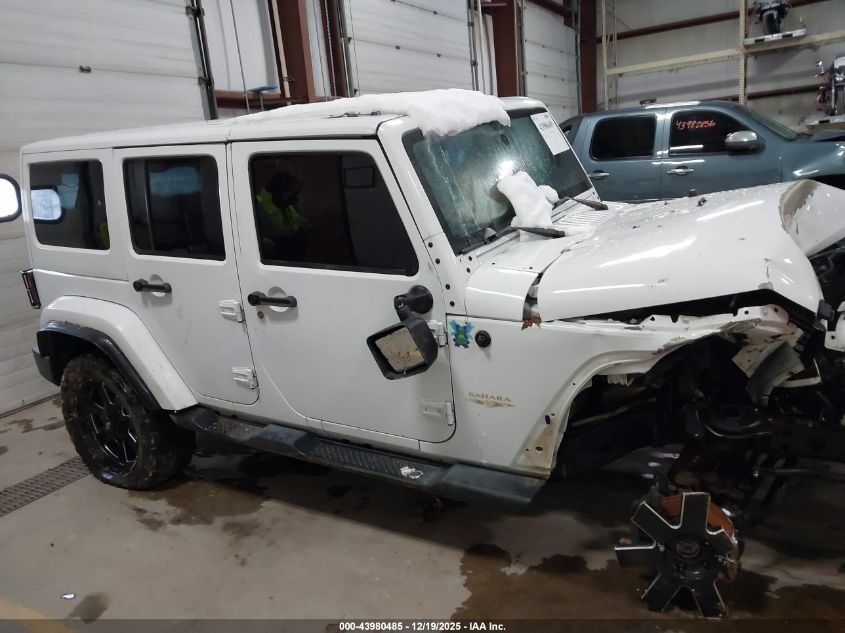 2014 Jeep Wrangler Unlimited Sahara VIN: 1C4BJWEG9EL196007 Lot: 43980485