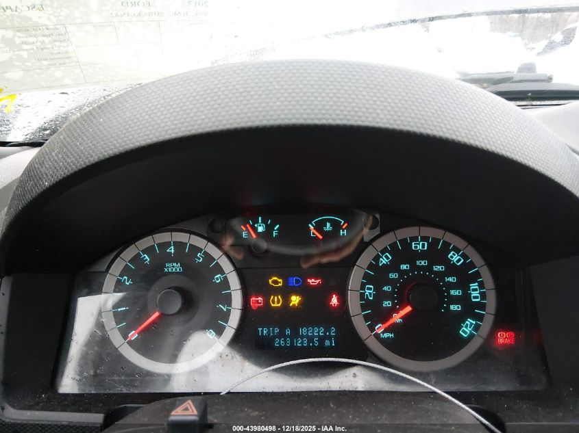 2012 Ford Escape Xlt VIN: 1FMCU0D70CKC15682 Lot: 43980498
