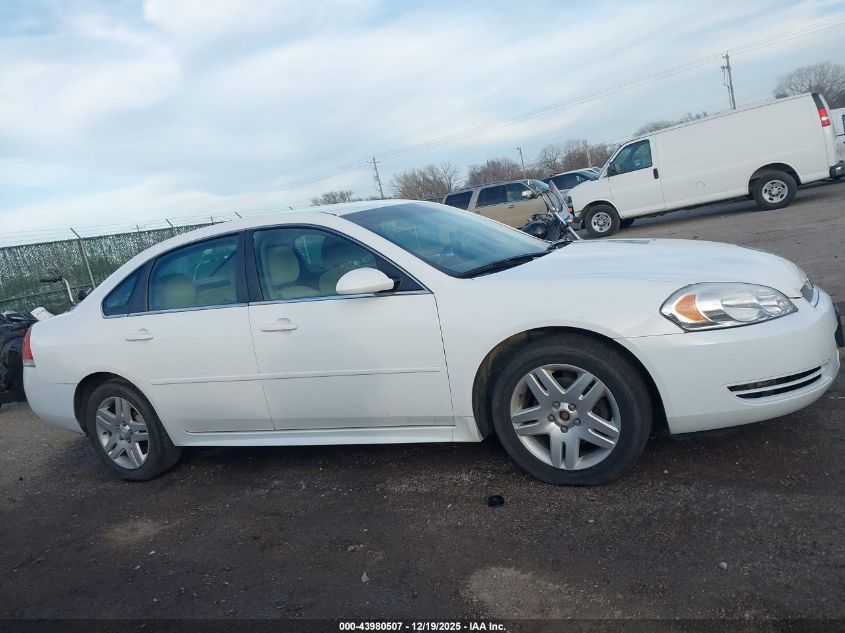 2012 Chevrolet Impala Lt VIN: 2G1WG5E30C1231746 Lot: 43980507