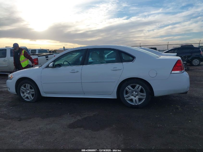 2012 Chevrolet Impala Lt VIN: 2G1WG5E30C1231746 Lot: 43980507