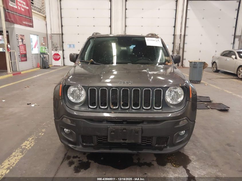 2018 Jeep Renegade Latitude 4X4 VIN: ZACCJBBB6JPH10391 Lot: 43980511