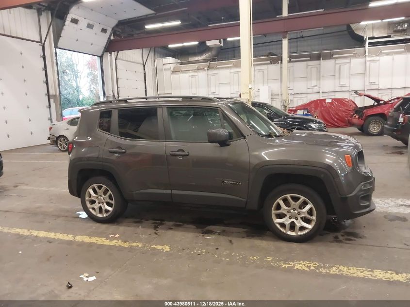 2018 Jeep Renegade Latitude 4X4 VIN: ZACCJBBB6JPH10391 Lot: 43980511