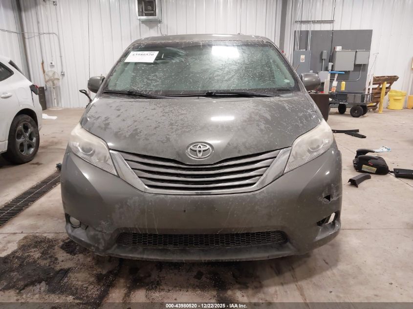 2013 Toyota Sienna Xle V6 8 Passenger VIN: 5TDYK3DC0DS320358 Lot: 43980520