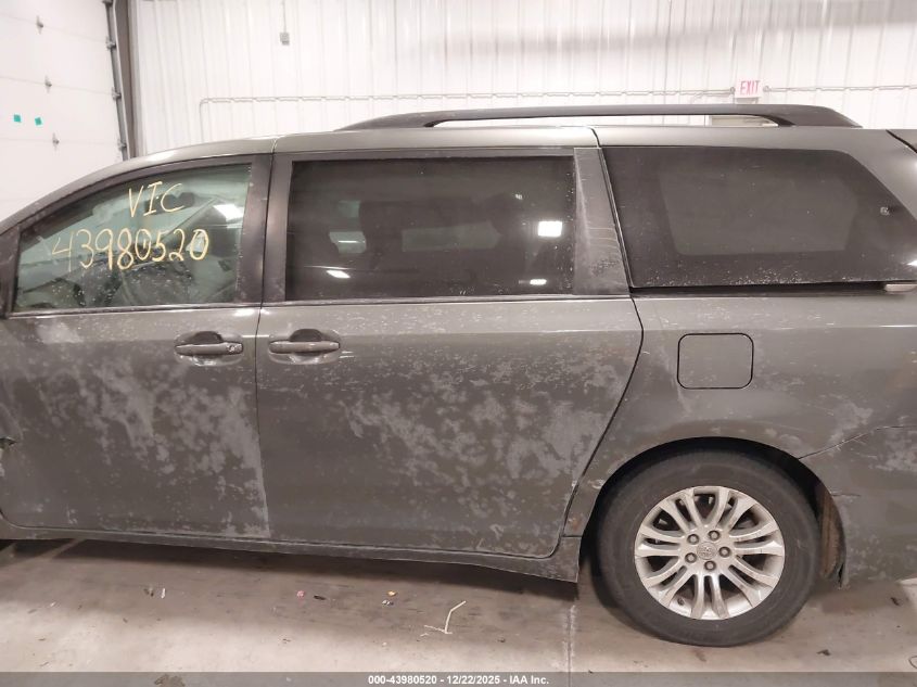 2013 Toyota Sienna Xle V6 8 Passenger VIN: 5TDYK3DC0DS320358 Lot: 43980520