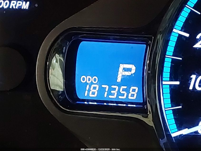 2013 Toyota Sienna Xle V6 8 Passenger VIN: 5TDYK3DC0DS320358 Lot: 43980520