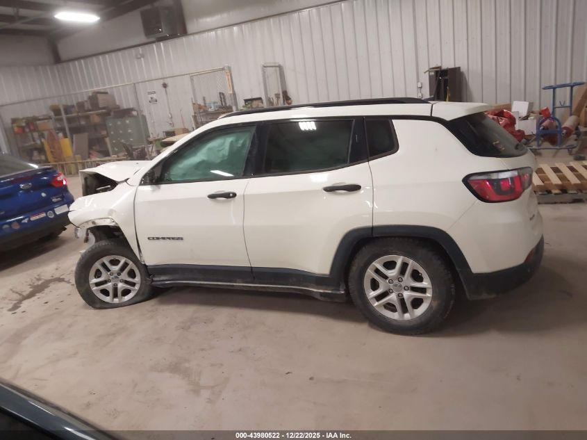 2017 Jeep New Compass Sport 4X4 VIN: 3C4NJDAB2HT596933 Lot: 43980522