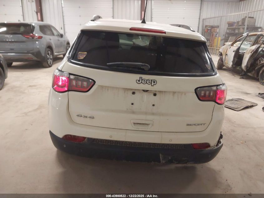 2017 Jeep New Compass Sport 4X4 VIN: 3C4NJDAB2HT596933 Lot: 43980522