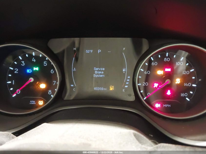 2017 Jeep New Compass Sport 4X4 VIN: 3C4NJDAB2HT596933 Lot: 43980522