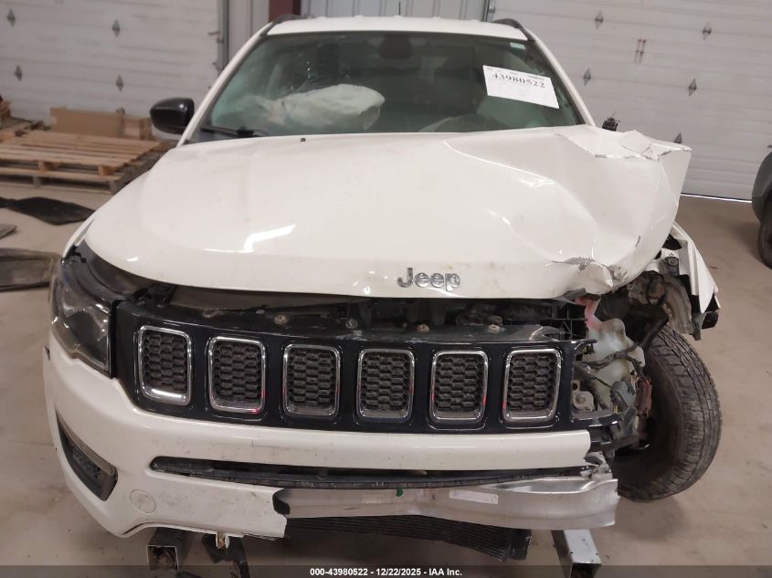 2017 Jeep New Compass Sport 4X4 VIN: 3C4NJDAB2HT596933 Lot: 43980522