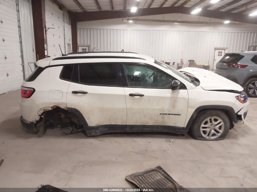 2017 Jeep New Compass Sport 4X4 VIN: 3C4NJDAB2HT596933 Lot: 43980522