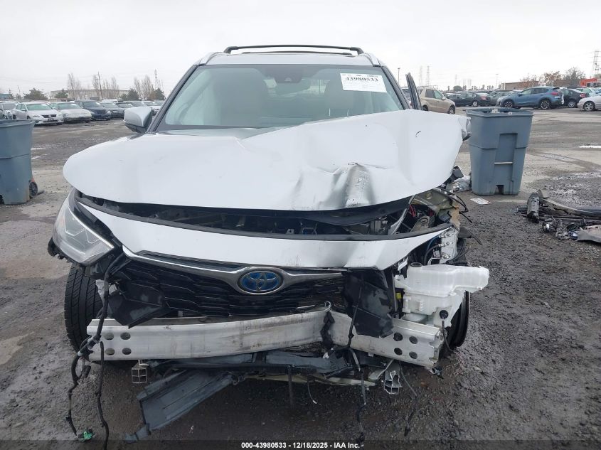 2022 Toyota Highlander Hybrid Platinum VIN: 5TDEBRCH5NS070393 Lot: 43980533