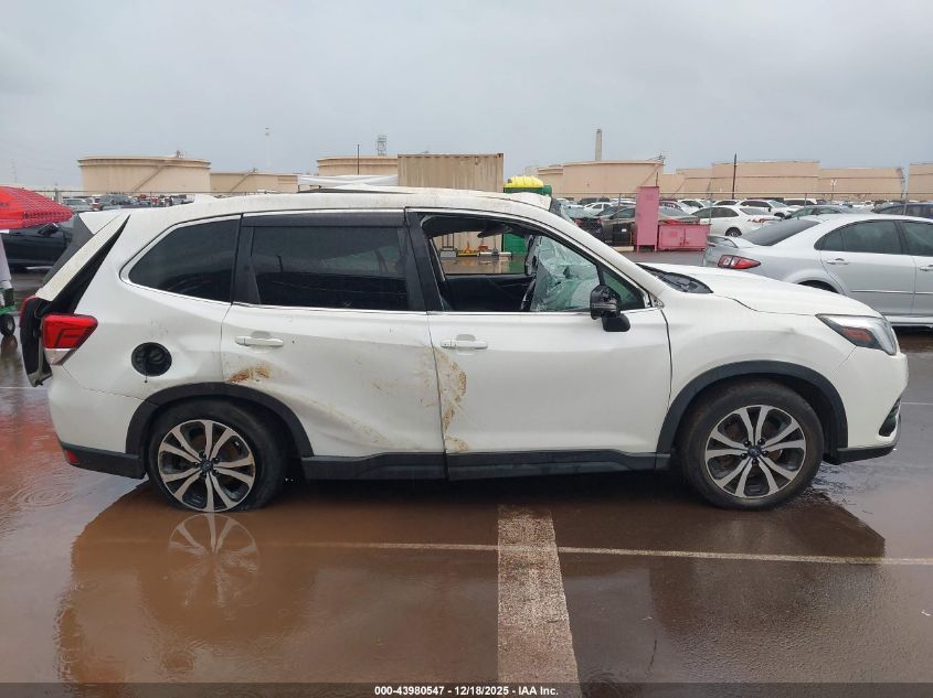 2022 Subaru Forester Limited VIN: JF2SKANC9NH483767 Lot: 43980547