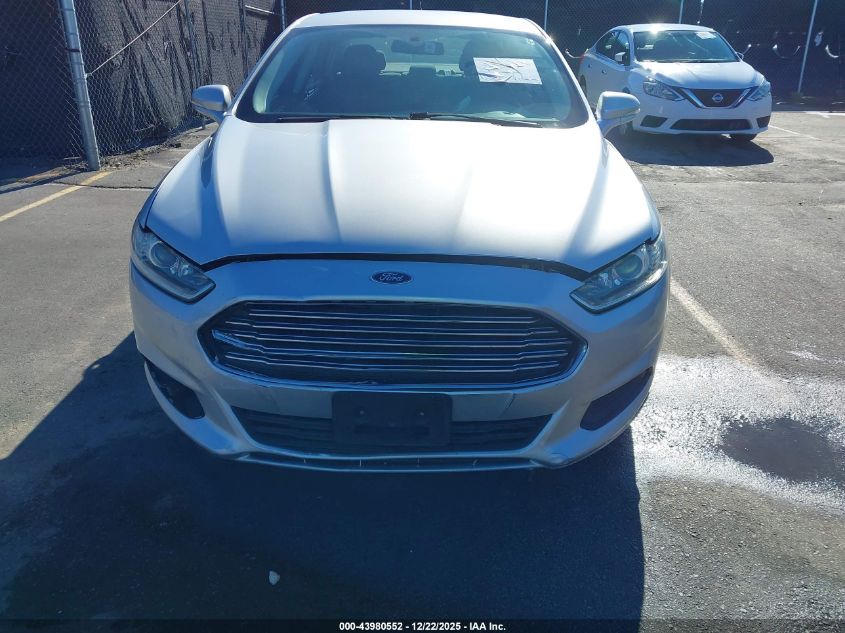 2016 Ford Fusion Se VIN: 3FA6P0H70GR390458 Lot: 43980552