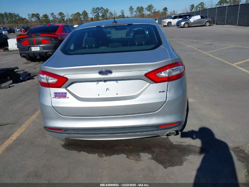 2016 Ford Fusion Se VIN: 3FA6P0H70GR390458 Lot: 43980552