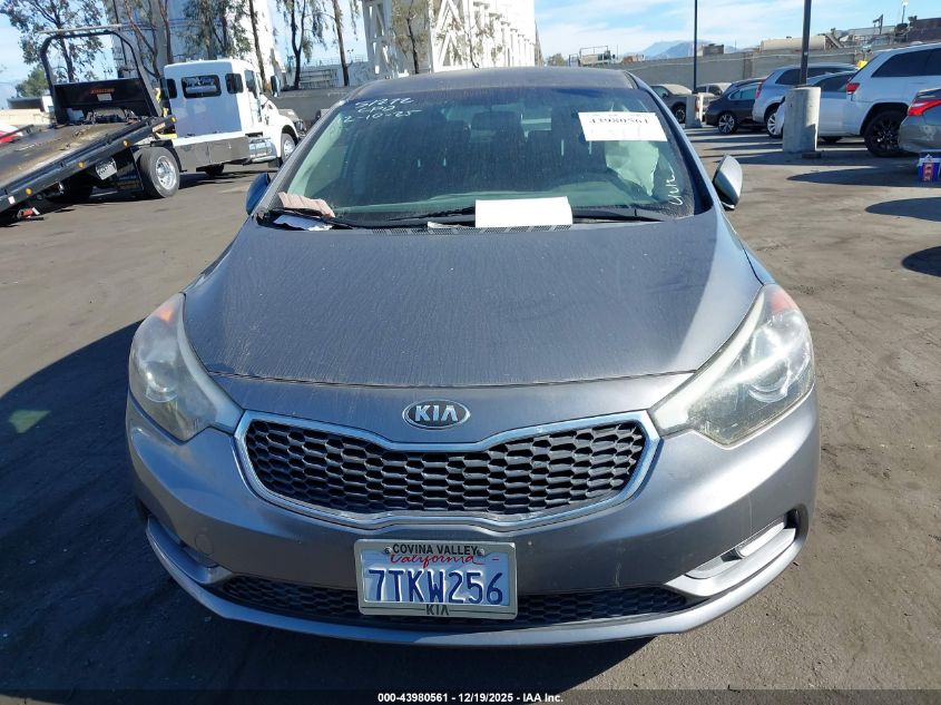2016 Kia Forte Lx VIN: KNAFK5A85G5636574 Lot: 43980561