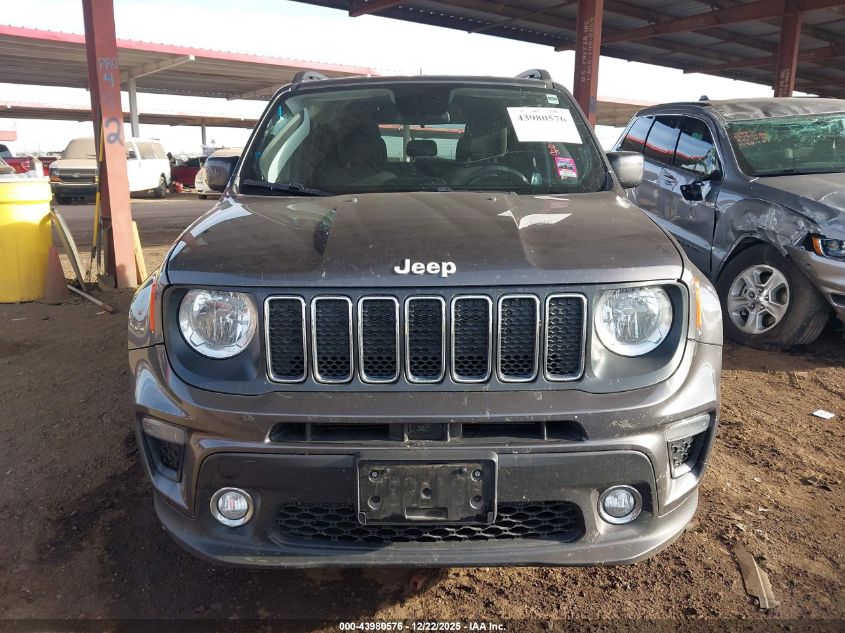 2019 Jeep Renegade Latitude Fwd VIN: ZACNJABB4KPK00669 Lot: 43980576