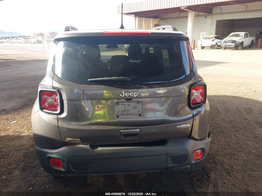 2019 Jeep Renegade Latitude Fwd VIN: ZACNJABB4KPK00669 Lot: 43980576