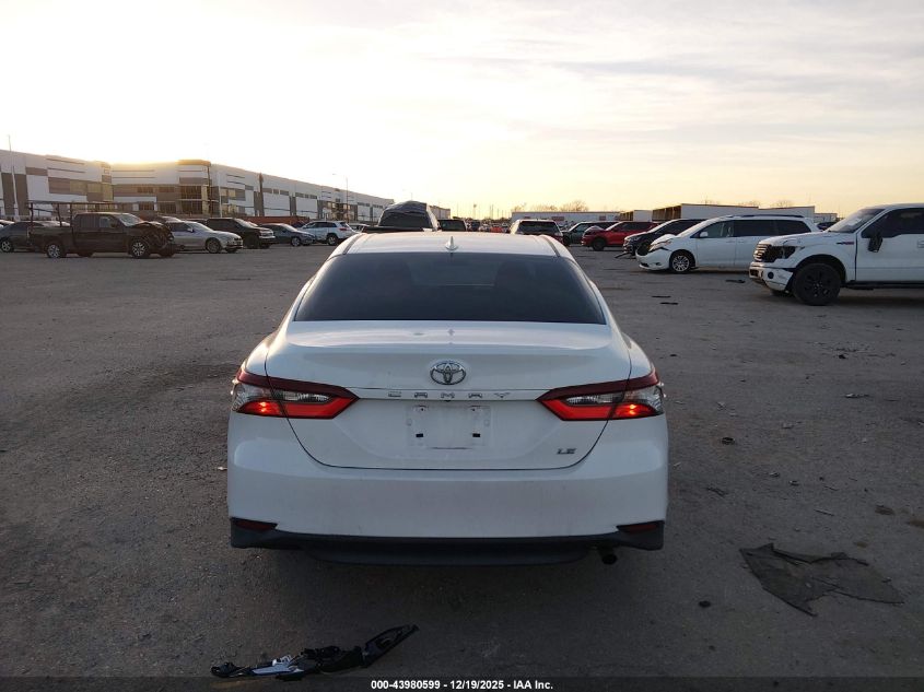 2021 Toyota Camry Le VIN: 4T1C11AK8MU558513 Lot: 43980599