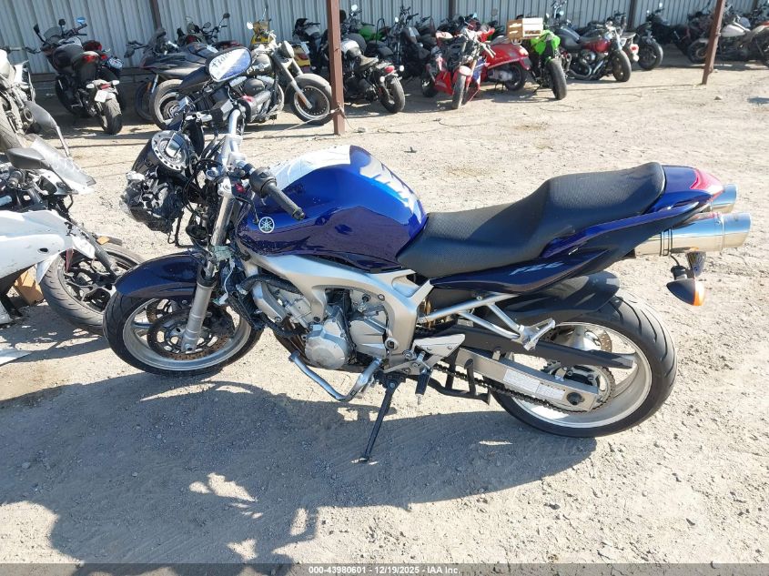 2005 Yamaha Fz6 S VIN: JYARJ08E25A002561 Lot: 43980601
