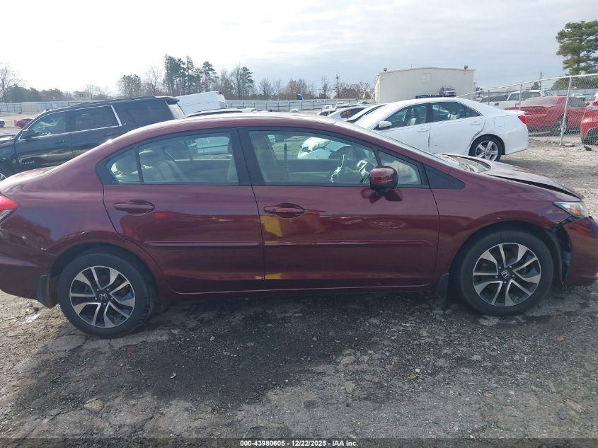 2015 Honda Civic Ex VIN: 19XFB2F84FE062353 Lot: 43980605