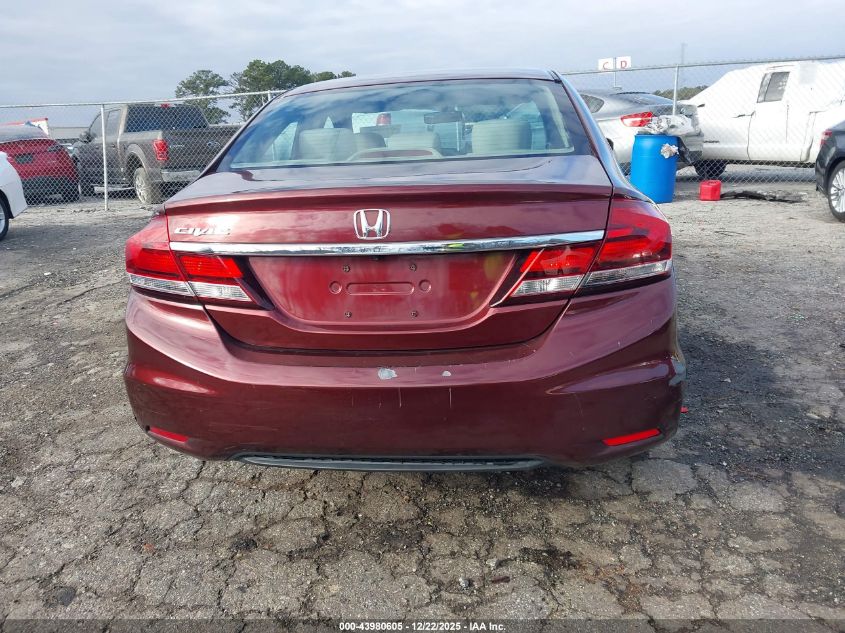 2015 Honda Civic Ex VIN: 19XFB2F84FE062353 Lot: 43980605