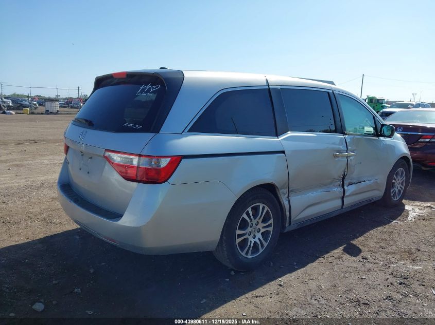 2012 Honda Odyssey Ex-L VIN: 5FNRL5H65CB07884 Lot: 43980611