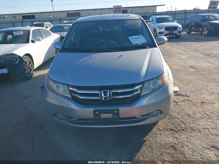 2014 Honda Odyssey Touring/Touring Elite VIN: 5FNRL5H92EB109325 Lot: 43980616