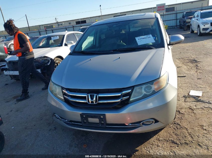 2014 Honda Odyssey Touring/Touring Elite VIN: 5FNRL5H92EB109325 Lot: 43980616
