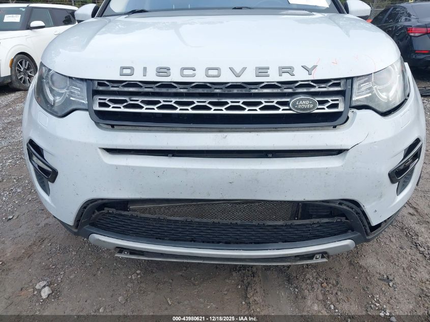 2017 Land Rover Discovery Sport Hse VIN: SALCR2BG0HH678925 Lot: 43980621