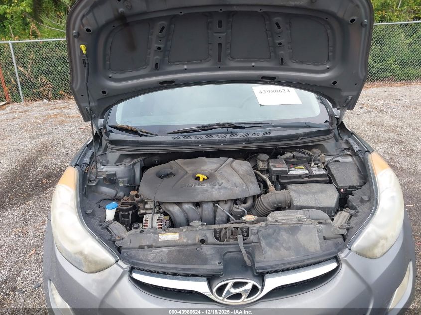 2012 Hyundai Elantra Gls VIN: 5NPDH4AEXCH145274 Lot: 43980624