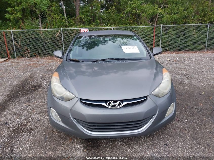 2012 Hyundai Elantra Gls VIN: 5NPDH4AEXCH145274 Lot: 43980624