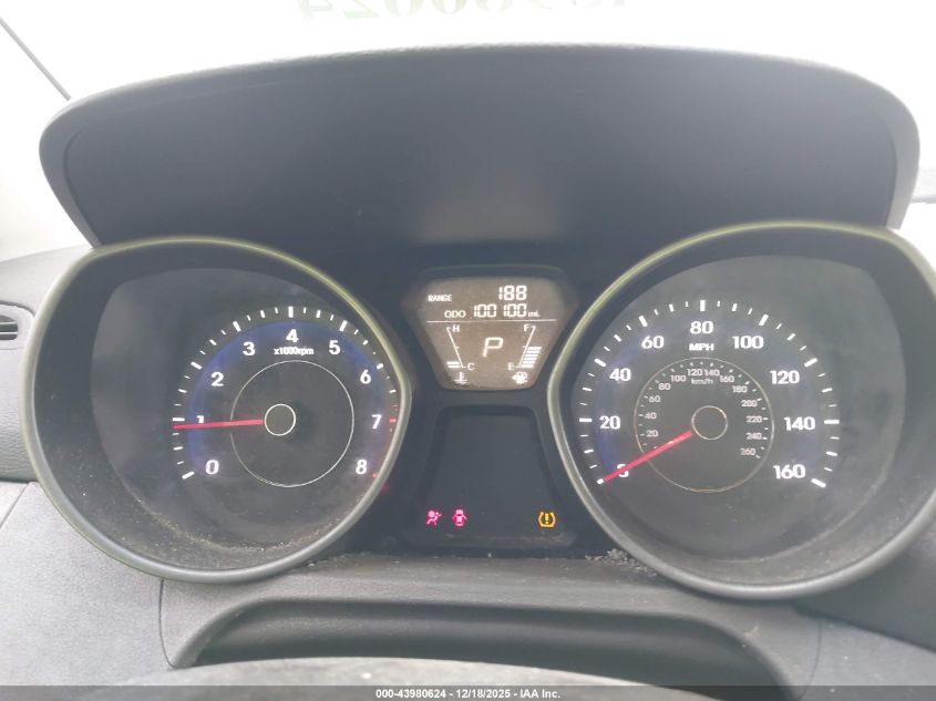 2012 Hyundai Elantra Gls VIN: 5NPDH4AEXCH145274 Lot: 43980624