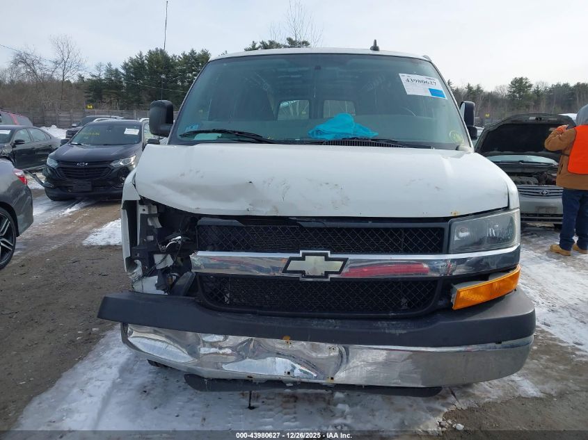 2021 Chevrolet Express Cargo Rwd 2500 Extended Wheelbase Wt VIN: 1GCWGBFP6M1260800 Lot: 43980627