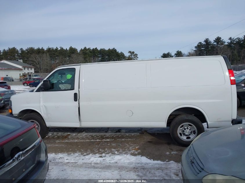 2021 Chevrolet Express Cargo Rwd 2500 Extended Wheelbase Wt VIN: 1GCWGBFP6M1260800 Lot: 43980627