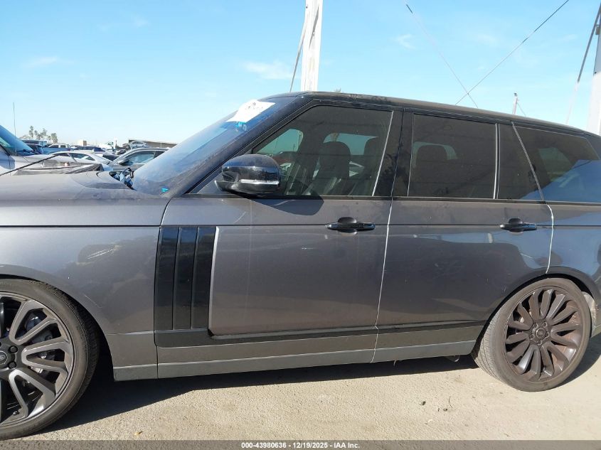 2016 Land Rover Range Rover 5.0L V8 Supercharged VIN: SALGS2EF7GA250785 Lot: 43980636