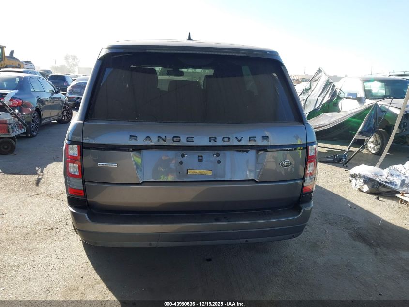 2016 Land Rover Range Rover 5.0L V8 Supercharged VIN: SALGS2EF7GA250785 Lot: 43980636