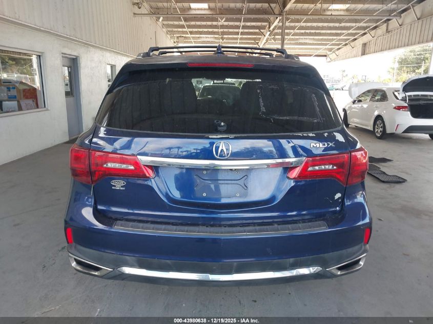 2018 Acura Mdx Technology Package Acurawatch Plus Pkg VIN: 5J8YD3H58JL001245 Lot: 43980638