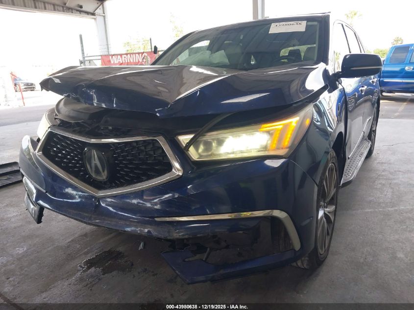 2018 Acura Mdx Technology Package Acurawatch Plus Pkg VIN: 5J8YD3H58JL001245 Lot: 43980638