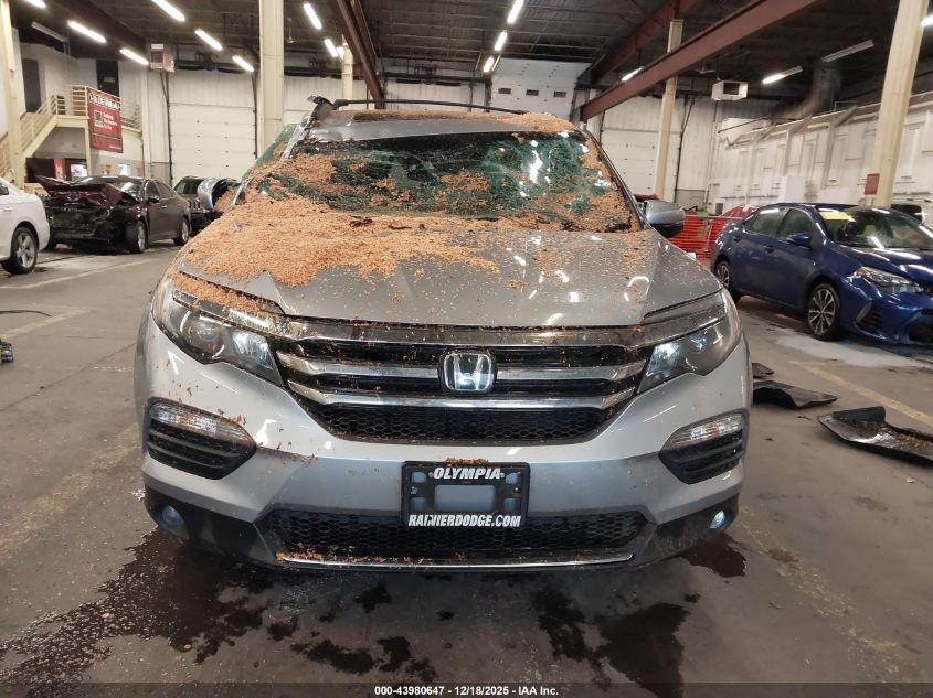 2017 Honda Pilot Elite VIN: 5FNYF6H02HB044183 Lot: 43980647