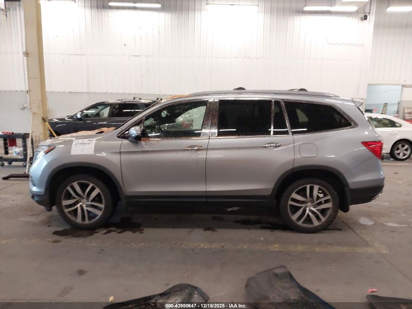 2017 Honda Pilot Elite VIN: 5FNYF6H02HB044183 Lot: 43980647