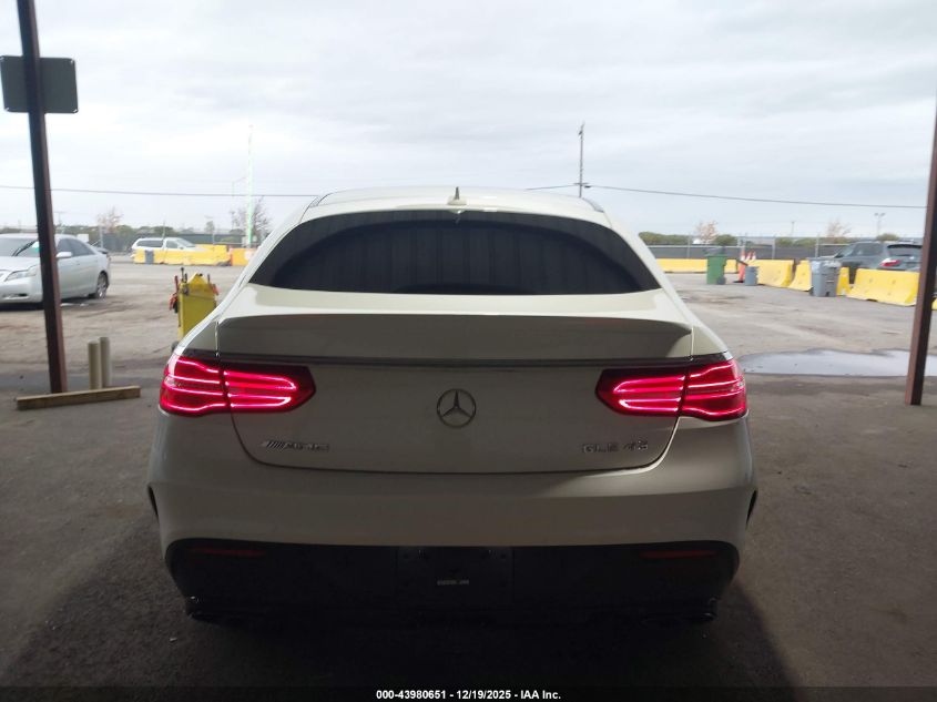 2019 Mercedes-Benz Amg Gle 43 Coupe 4Matic VIN: 4JGED6EB2KA155617 Lot: 43980651